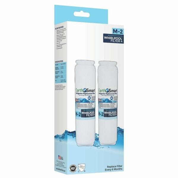 Tst Water FLTR 4 WHIRLPOOL M-2, 2PK 102634